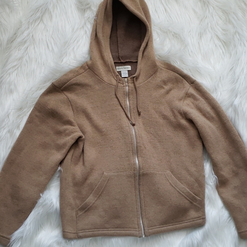 Banana Republic wool hoodie made in Italy